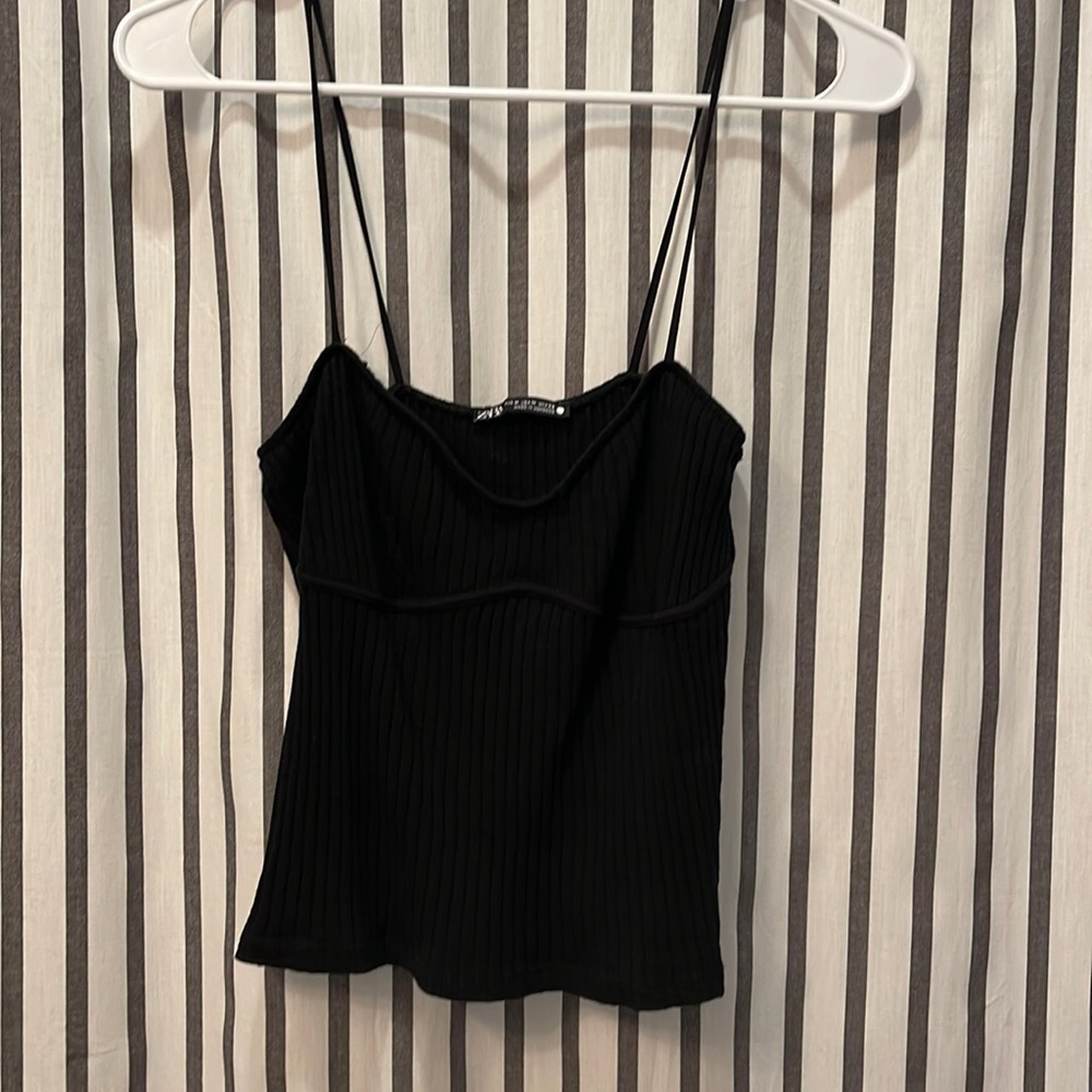 Zara spaghetti strap top